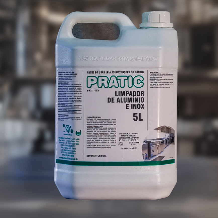 PRATIC Limpador Alumínio Inox